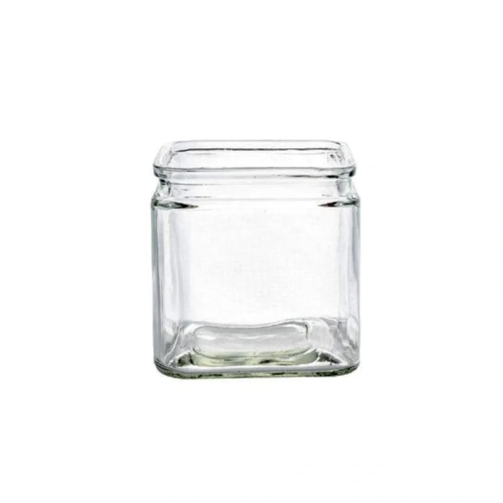 Concord 5x5 Inch Clear Cube Glass Vase